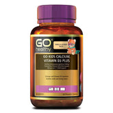 GO Healthy Kids Calcium & Vitamin D3 Plus 60 Chewable Tablets